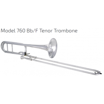 KÈN INSTRUMENTS - TROMBONES-Model 760 Bb-F Tenor Trombone